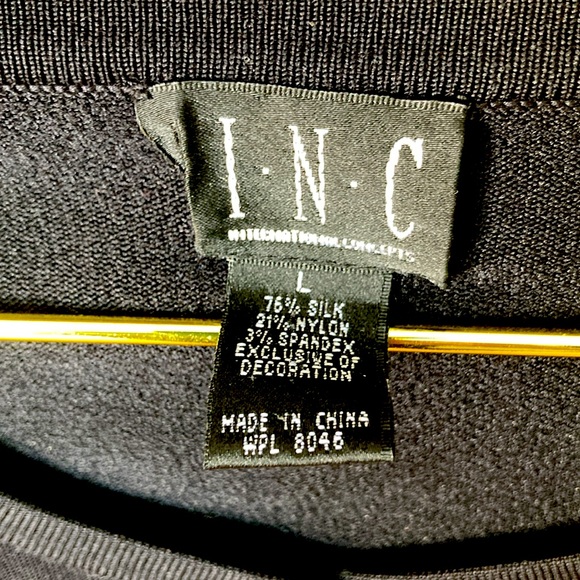 I.N.C. Dark Navy 3/4 Sleeve Cardigan - Picture 3 of 4